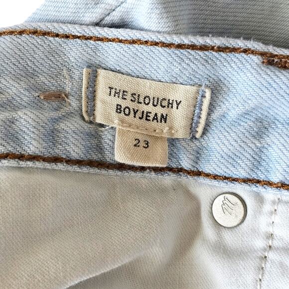 Madewell The Slouchy Boy Jean Distressed Relaxed Fit in Wrightlane Wash Size 23 - Picture 3 of 13